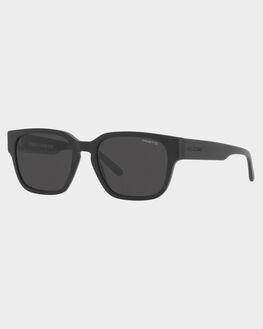 Arnette Mens Booger Polarized Rectangular Sunglasses MATTE BLACK 61.0 mm 0AN4234 